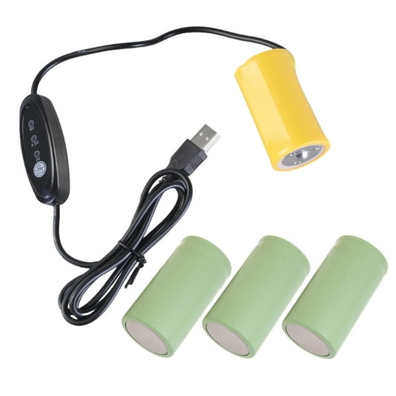 USB Power Converters 3V 4.5V 6V LR20 Battery Eliminators Replace 2-4Pcs 1.5V LR20