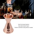 thumbnail image 2 of Bartending Measuring Cup, Simple Cleaning Flexible Turning Durable Multipurpose High Accuracy 304 Stainless Steel Cocktail Jigger  For Home, 2 of 7