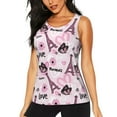 thumbnail image 2 of Haiem Eiffel Tower and Butterflies Workout Tank Tops for Women, Athletic Sports Slim-Fit Tank Tops, Compression Sleeveless Dry Fit Shirts,Athletic Shirt-X-Large, 2 of 9