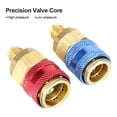 thumbnail image 3 of HLONK Kits d'Adaptateurs R134A de Qualité Industrielle Coupleur Rapide pour Charge de Climatiseur Connecteur Côté Haut Bas Ensemble de Conversion, 3 of 7