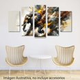 thumbnail image 3 of Cuadro decorativo Cuadros Abigail Elefante Corriendo 5 piezas, 3 of 5