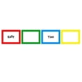 thumbnail image 6 of 300 4 Colors Plain Name Tag Labels Stickers Stick on Office .5"x2.3", 6 of 6