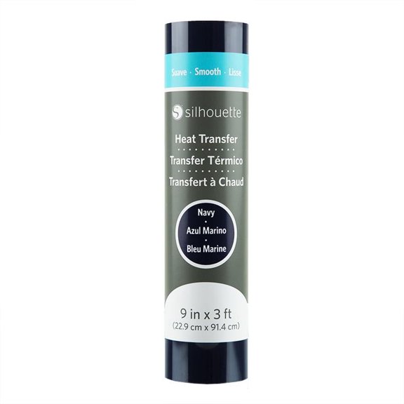 Silhouette Smooth Heat Transfer Vinyl - 9" x 36" - Navy