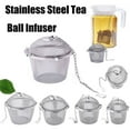 thumbnail image 6 of 1.96" Stainless Steel Tea Strainer Infuser Tea ball Locking Ball Tea Spice Mesh Herbal Ball Cooking tools With Chain, 6 of 6