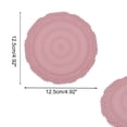 thumbnail image 2 of Unique Bargains 1 Pc Carved Flower Round Silicone Coaster Pink, 2 of 5