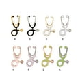 thumbnail image 5 of Brooches Stethoscope Pin Badges Fashion Doctor Jewelry Decorations Collectibles Collar Lapel Clothes Jean Graduation XZ508, 5 of 6
