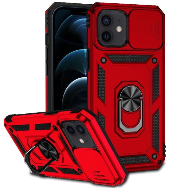 Estuche GANGXUN para iPhone 12 Mini, soporte giratorio 360°, estilo mecánico y magnético