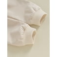 thumbnail image 6 of 0-3Y Infant Baby Boy Halloween Pants Outfits Long Sleeve Pumpkin Face Sweatshirt Pants Fall Halloween Clothes Set, 6 of 7