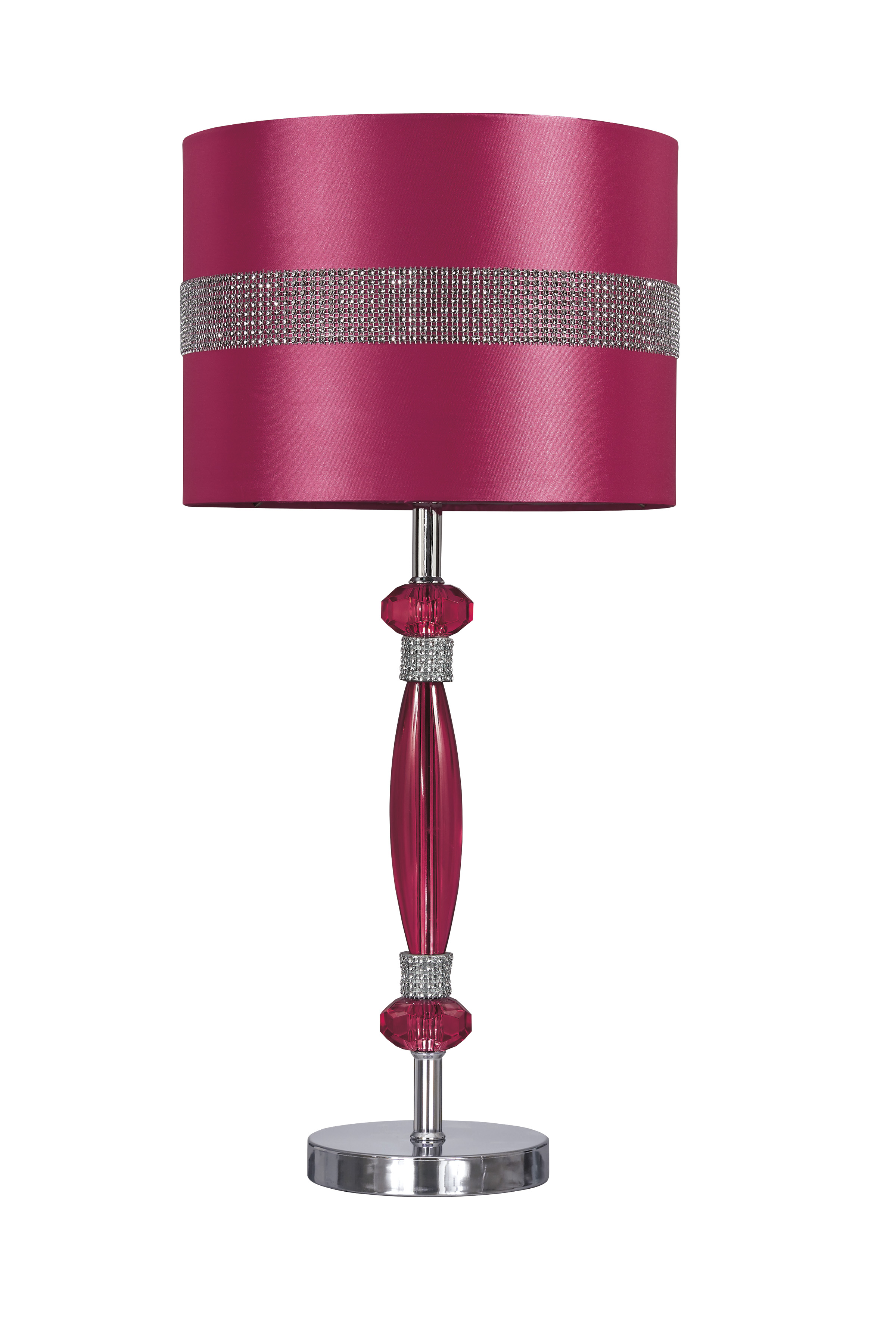 hot pink table lamp