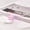 Pink_Hot#14502, variant on Transparent Plastic Dovetail Clip for Bills and Documents – Small, Durable Office and Study Paper Holder with Long Tail Handle