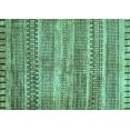 thumbnail image 1 of Ahgly Company Indoor Rectangle Abstract Turquoise Blue Modern Area Rugs, 2' x 4', 1 of 4