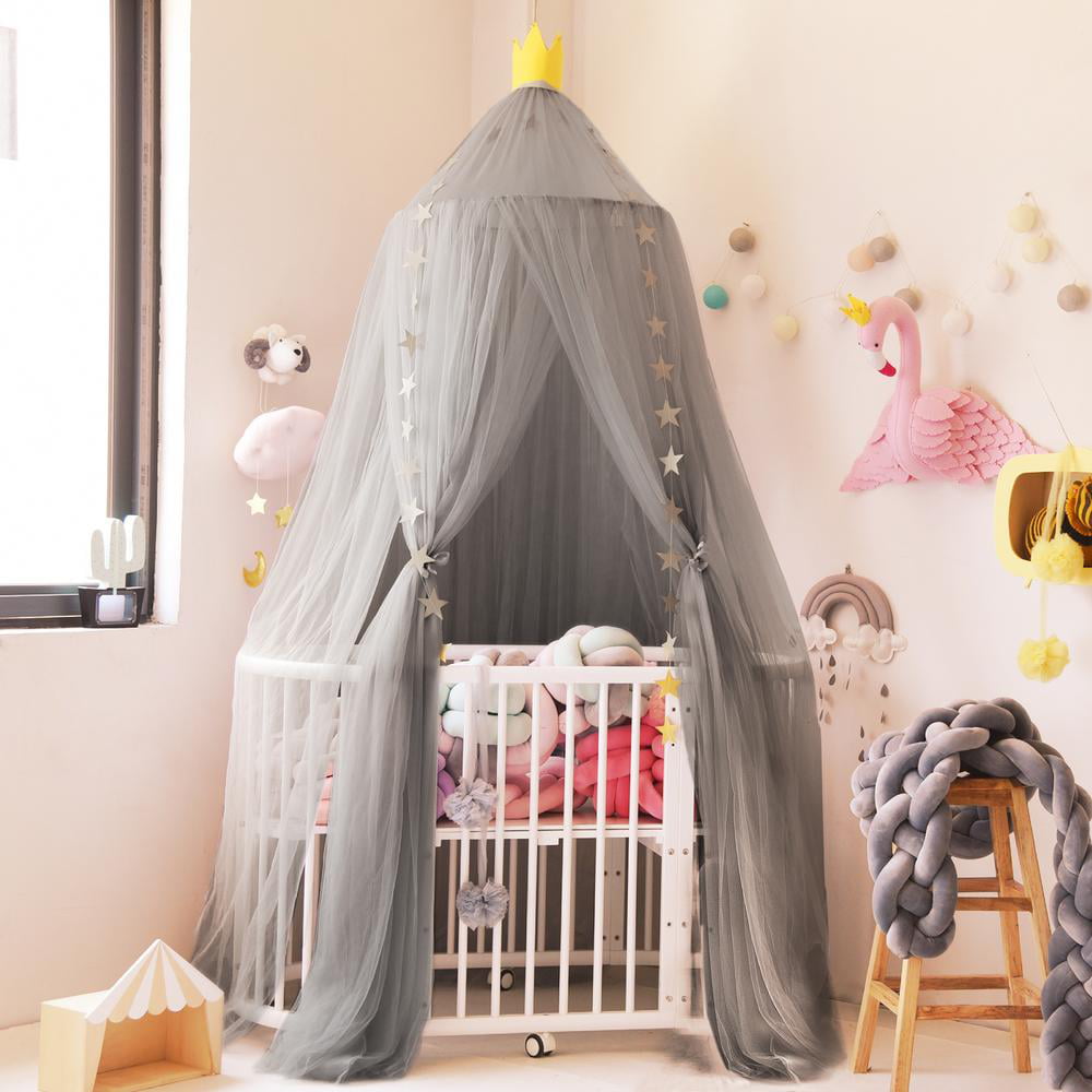 Newly Baby Crib Mosquito Net Summer Infant Nursery Bedding Netting Dome Canopy 