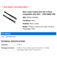 thumbnail image 2 of Rear Lower Control Arm Set 2 Piece - Compatible with 2001 - 2005 BMW 330i 2002 2003 2004, 2 of 2