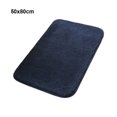 thumbnail image 4 of Yuarrent Alfombra de baño fácil de limpiar, alfombra para puerta de baño superabsorbente y antideslizante, y cómoda Juegos de accesorios de baño azul 50x80cm, 4 of 6