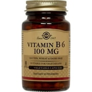 Solgar Vitamin B6 100 mg Vegetable Capsules, 250 Ct