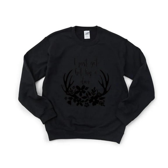 I Just Got Hit By A Deer Funny Accident Car Animal Deer Sweatshirt, for men & women, up to size 5XL