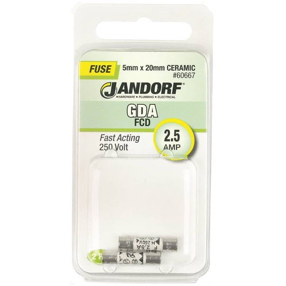 Jandorf Specialty Hardw Fuse Gda 2.5A Fast Acting 60667
