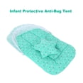 thumbnail image 4 of Mosquitero portátil para bebé con base acolchada y diseño plegable, ideal para proteger a tu pequeño de insectos y polvo. Disponible en color verde, perfecto para bebés de 0 a 18 meses., 4 of 6