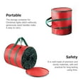 thumbnail image 5 of Christmas Light 12" Storage Reels Container (with 3 Metal Reels) - Heavy Duty Metal Construction with X-Mas Carrying Bag Case for House Tree Lights, 5 of 6