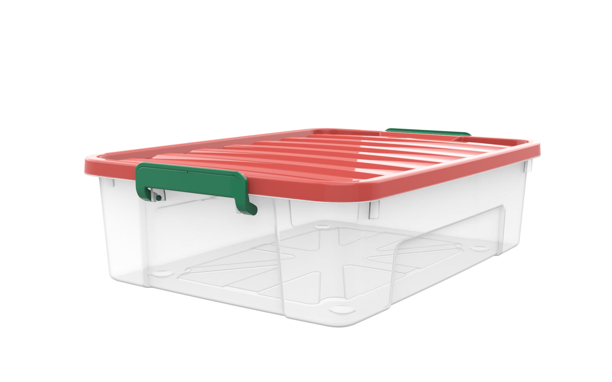 Mainstays 33qt Holiday Clear Storage