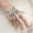 Silver, variant on Halloween Hand Skull Skeleton Elastic Bracelet Rings Cool Women Bangle Fashion-Gold