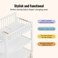 thumbnail image 4 of Dream On Me Hygge Changing Table, Greenguard Gold & JPMA Certified, Vintage White Oak, 4 of 6
