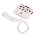 thumbnail image 4 of Teléfono Para Personas Mayores, Teléfono Portátil Con Cable Y Botón Grande, Ahorro De Energía, Plug And Play, Gran Volumen Ajustable Para Personas Mayores, 4 of 7