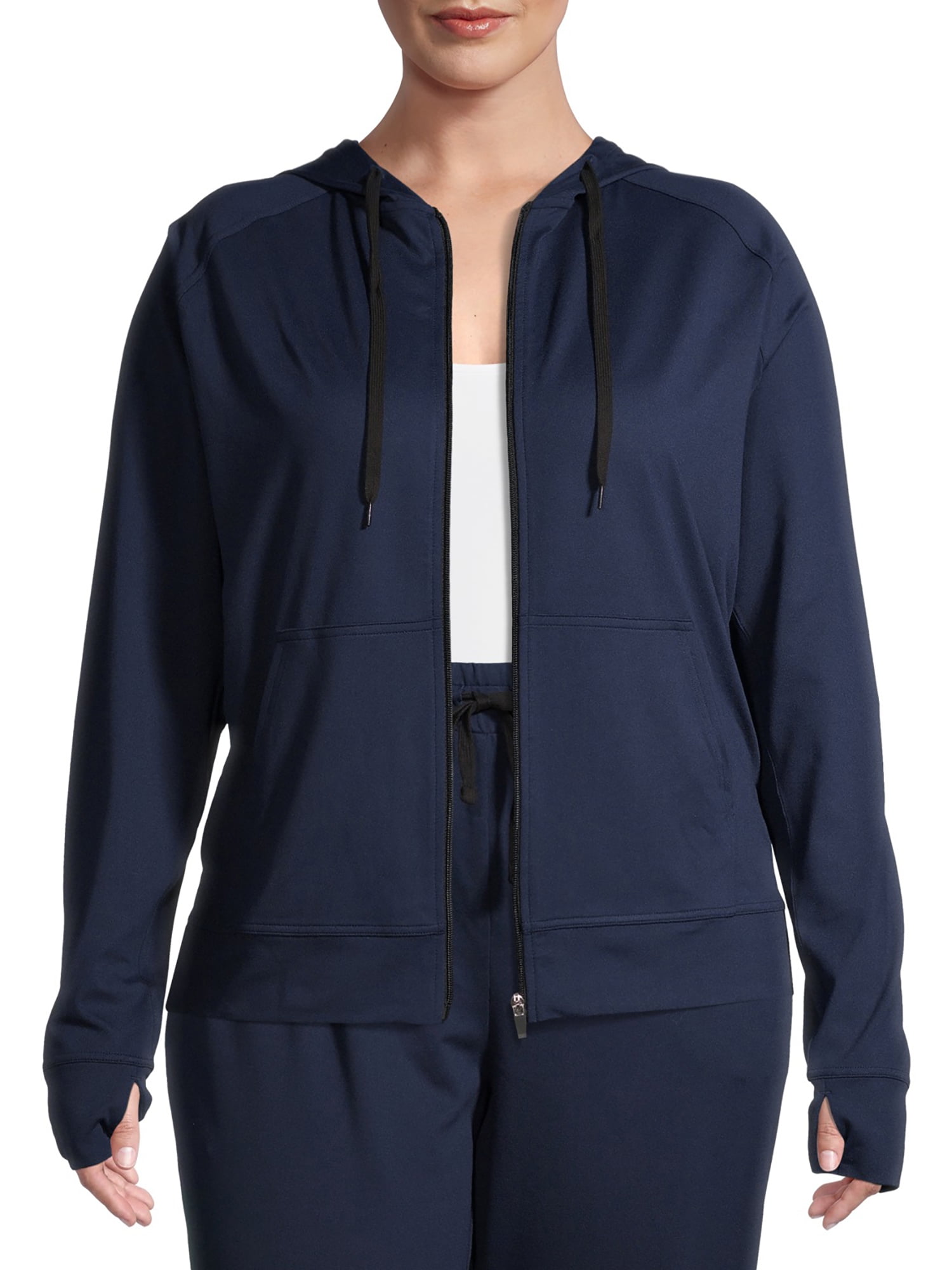 Athletic Works Women's Plus Size Lightweight Hoodie