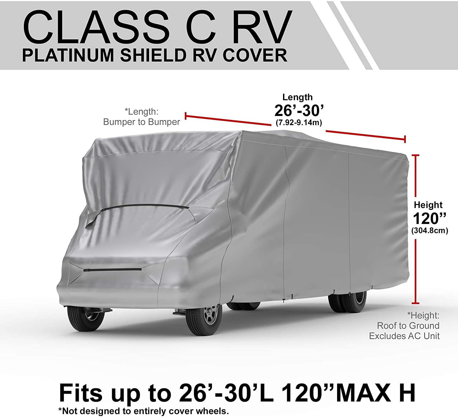 Platinum Shield Weatherproof Car Cover Compatible with 2011 Dodge Caliber Sedan 4 Door - Outdoor ＆ Indoor - Protect from Water, Snow, Sun - Fleece Li Platinum Shield Class B RV Cover |