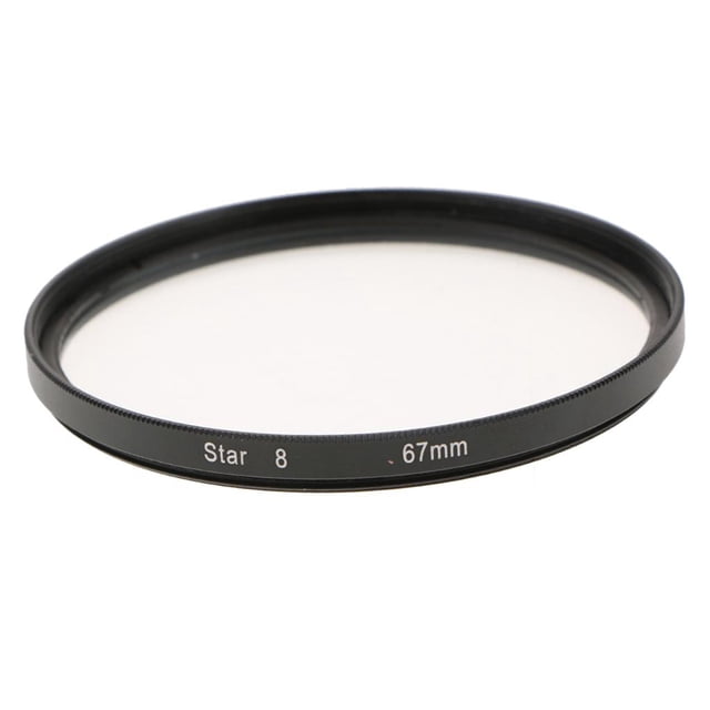 Premium Filtro de Estrella de 8 Puntos de Telescopios y Cámaras Accesorios de Recambio Pieza Ocular Sustituido Lente de Reemplazo 67mm Sunnimix Filtro estrella óptico de 8 puntos