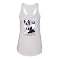 thumbnail image 2 of If It's Not an Australian Shepherd It's Just a Dog Gift | Womens Dog Lover Jersey Racerback Tank Top, White, Small, 2 of 3