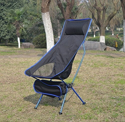 Wealers Ultralight Portable Folding Outdoor Camping Chair for Hiking Picnic Fishing with Carry Storage Bag
