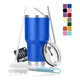 thumbnail image 1 of Vaso Térmico Portátil De Acero Inoxidable 30oz Con Calor/frí Color Azul Punkzz, 1 of 8