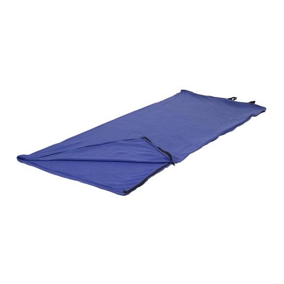 Saco de dormir Stansport Fleece azul 100% poliéster 80x190 cm