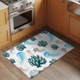 thumbnail image 2 of Bathroom Rugs 2x3 Ft, Jellyfish Coral Coastal Non Slip Area Rugs for Kitchen Bedroom Entryway, Nautical Summer Beach Ocean Sea Washable Carpet Runner Rug Floor Mats for Bedroom Home Decor, 2 of 8