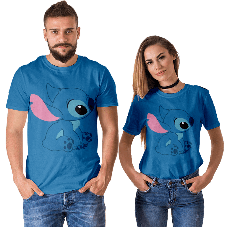 Lilo & Stitch Tops T-Shirts Tops T-Shirt womens Casual Tops Gifts Print 3D  Hip Hop tops for women(Adult-XL) 