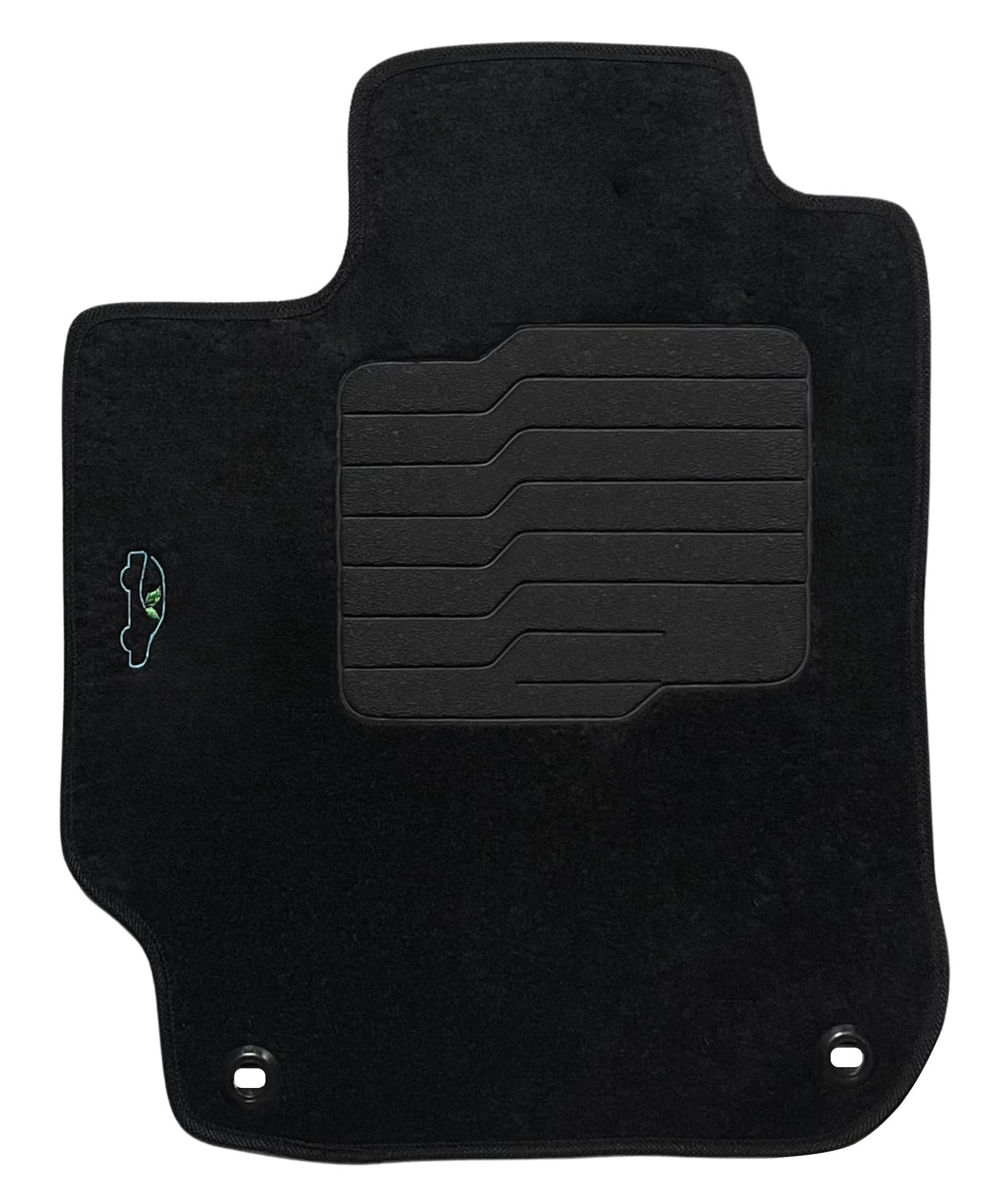 ecoMats Carpet Floor Mats Custom Fit for 2012 to 2017 Toyota Camry with Anti-Slip Heel Pad and Safety Locks - Front and Rear
