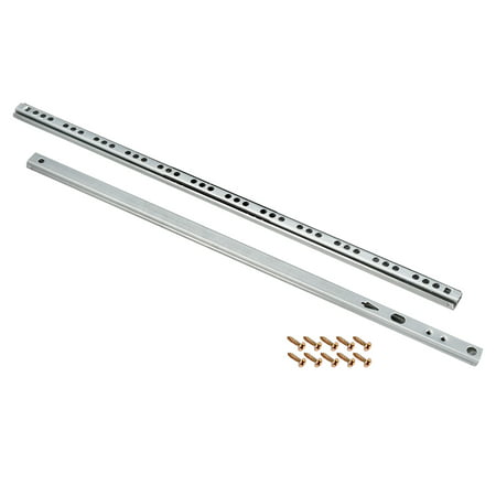 Uxcell Ball Bearing Drawer Slides Two Way Slide Track Rail, 16-Inch, 16mm Wide,1