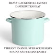 thumbnail image 5 of Martha Stewart Thayer Enamel on Steel 12 QT Stock Pot W/ Metal Lid, 5 of 6