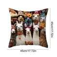 thumbnail image 3 of Pillow Cases, Cute Quadruped Patterns Cushion Cover Soft Throw Pillowcase Removable And Washable Pillowcase For Sofa And Chair Ideal Choice For Summer Sofa And Bedroom Decor, 3 of 6