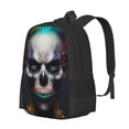thumbnail image 1 of Easygdp Modern Abstract Colorful Skull C Mochila de Gran Capacidad Minimalista Ideal para Escuela, Viajes y Uso Diario, 1 of 6