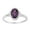 Amethyst, variant on 8X6MM Oval Shape Amethyst Gemstone 925 Sterling Silver Solitaire Accents Women Promise Ring