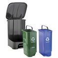 thumbnail image 3 of Plastic 2 In 1 Dustbin Small | 19 Liter | Pedal Dustbin | With Lid and Detachable Bin | Garbage Waste Bin with Handle | Dustbin for Kitchen-Bathroom | Wet & Dry Waste Bin | Green & Blue, 3 of 4