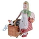 thumbnail image 2 of Juguete de Estaño de Relojería Campesina Mujer con Modelo de Cesta Sunnimix Juguete de hojalata de cuerda, 2 of 8