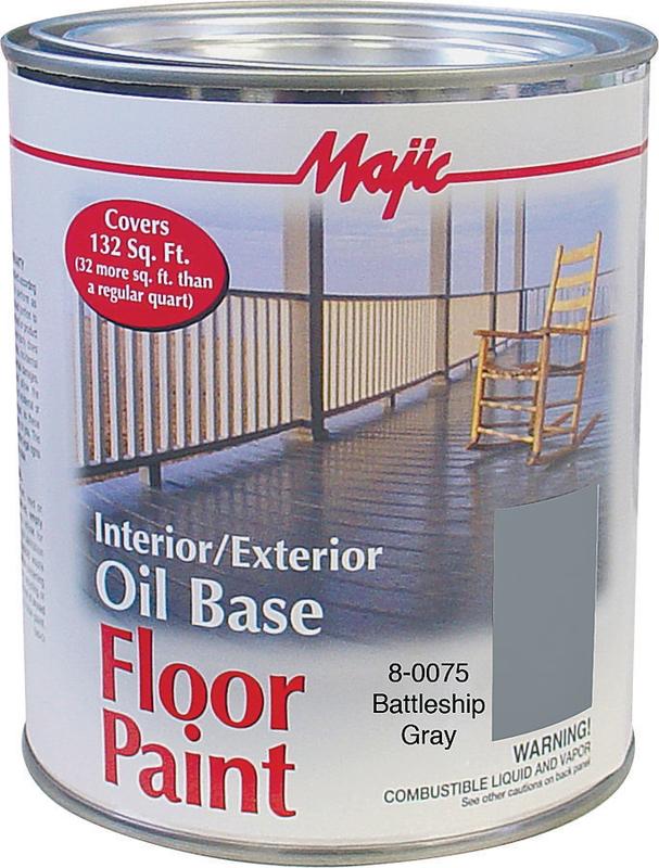 Majic Paints 800752 Battleship Gray Interior & Exterior Oil Base