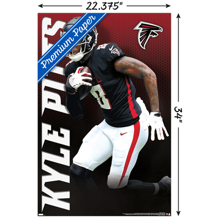 NFL Atlanta Falcons - Kyle Pitts 21 Wall Poster, 22.375' x 34' 