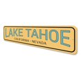 thumbnail image 4 of Lake Tahoe Decorative Novelty Sign, Metal Wall Decor - 4x18 inches, 4 of 4