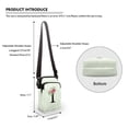 thumbnail image 4 of HELLHERO Crossbody Sling Bag Double Zipper Outdoor Travel Daily Use Adults Adjustable Shoulder Strap Crossbody Bag with Shoulder Strap, 4 of 5