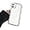 Clear color, variant on Simple Colorful Complementary Mirror Phone case with Curly Border Wave Pattern, Multi-Color Options for iPhone 15 14 13 12 11 Pro Max XS XR X 7 8 Phone Cases (Clear Color,iPhone 14 Plus)