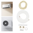 thumbnail image 2 of 16ft Ductless mini Split Line Set Control Wire Insulated Copper Tubing 1/4"x3/8", 2 of 15